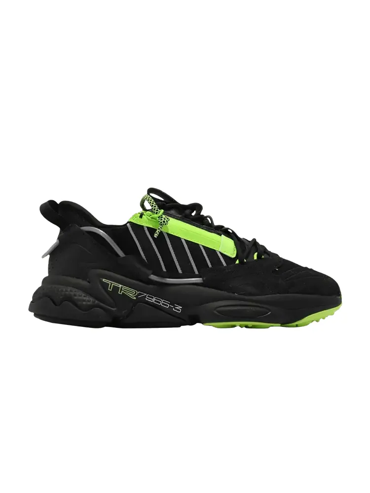 Кроссовки Adidas Ozweego Zip — изображение 1 из 1, черный зеленый