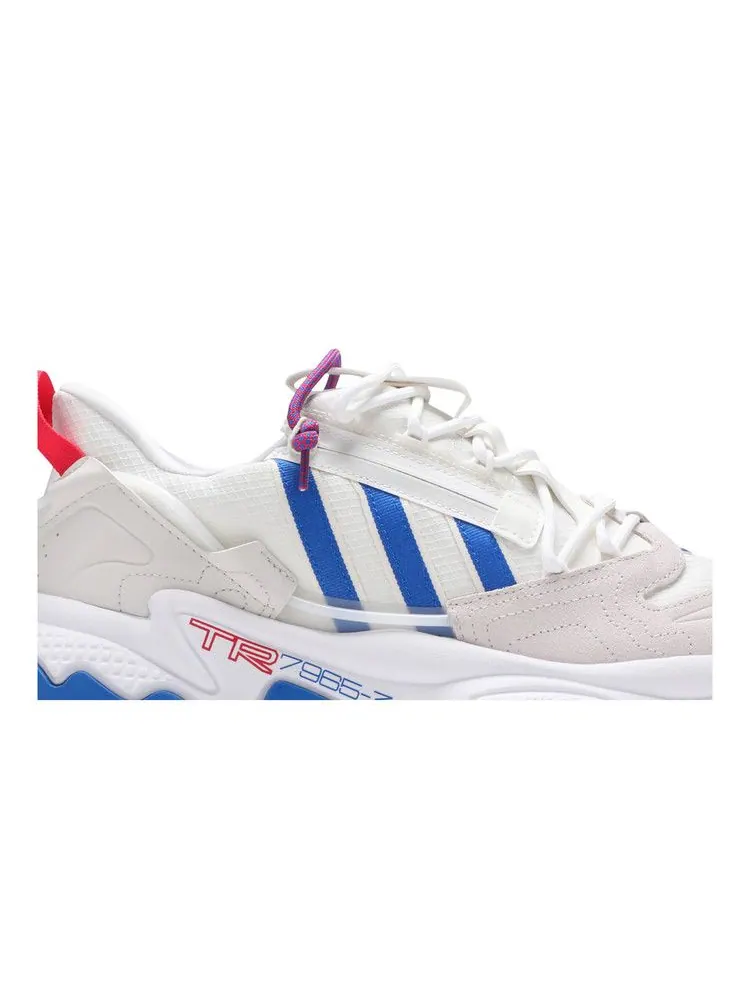 Кроссовки Adidas Ozweego Zip — изображение 2 из 8, белый синий