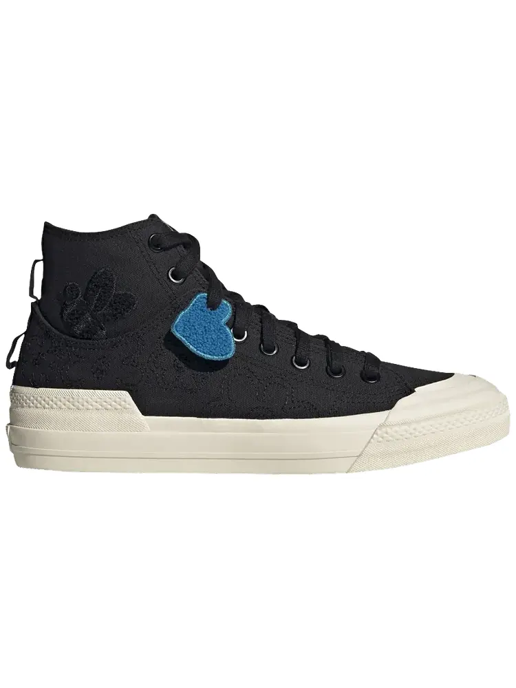 Кроссовки adidas Melting Sadness x Nizza High DL 'Bee With You - Core Black' — изображение 1 из 1, черный