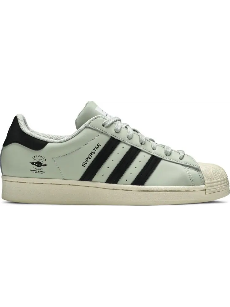 Кроссовки Adidas Star Wars x Superstar 'The Child' — изображение 1 из 8, зеленый