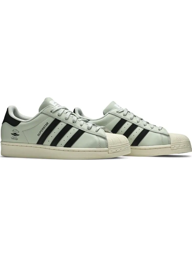 Кроссовки Adidas Star Wars x Superstar 'The Child' — изображение 8 из 8, зеленый