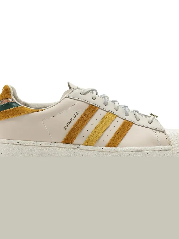 Кроссовки Adidas Yara Shahidi x Superstar 'Cream Legacy Gold' — изображение 2 из 8, бежевый