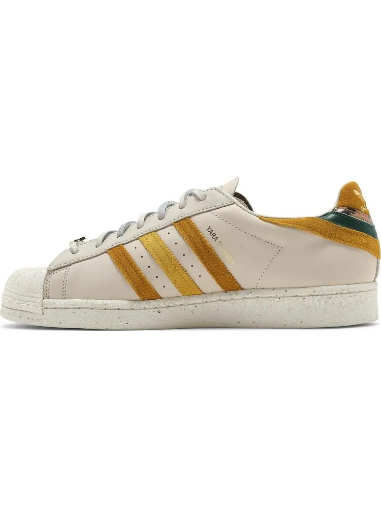 Кроссовки Adidas Yara Shahidi x Superstar 'Cream Legacy Gold' — изображение 3 из 8, бежевый
