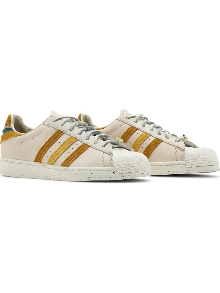 Кроссовки Adidas Yara Shahidi x Superstar 'Cream Legacy Gold' — изображение 8 из 8, бежевый