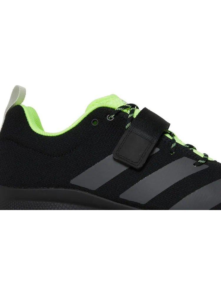 Кроссовки Adidas Adipower Weightlifting 2 'Black Signal Green' — изображение 2 из 8, черный
