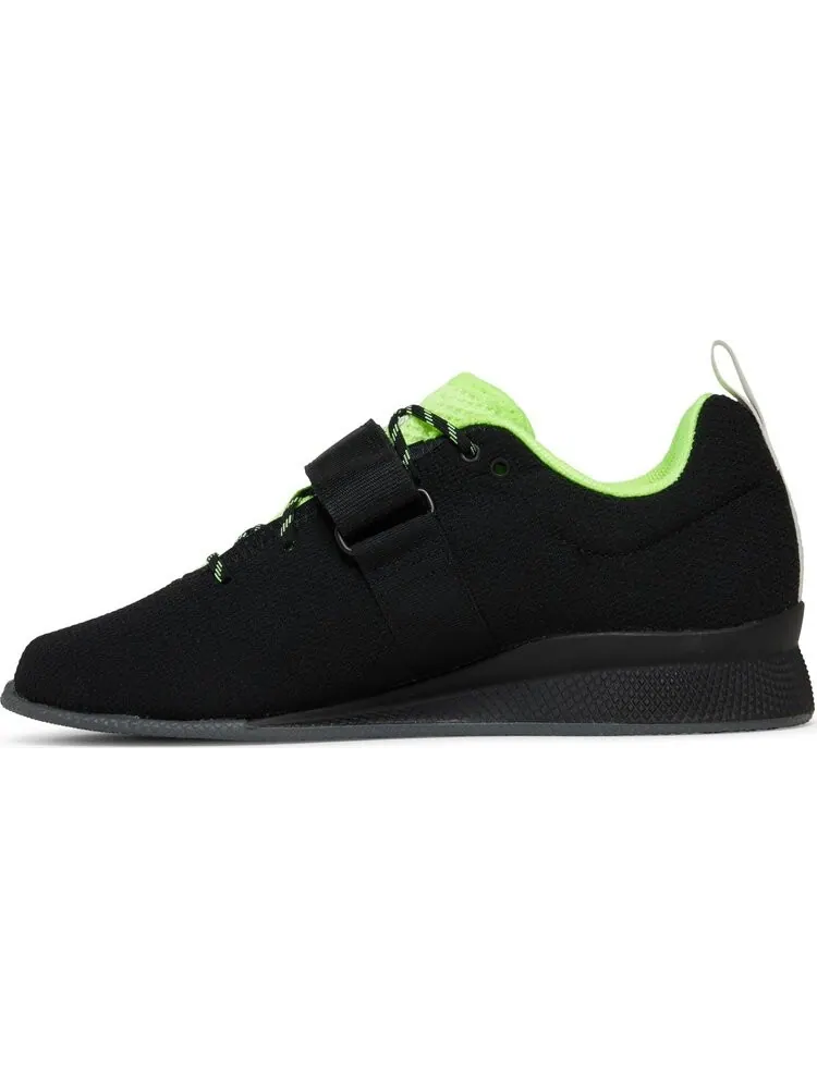 Кроссовки Adidas Adipower Weightlifting 2 'Black Signal Green' — изображение 3 из 8, черный