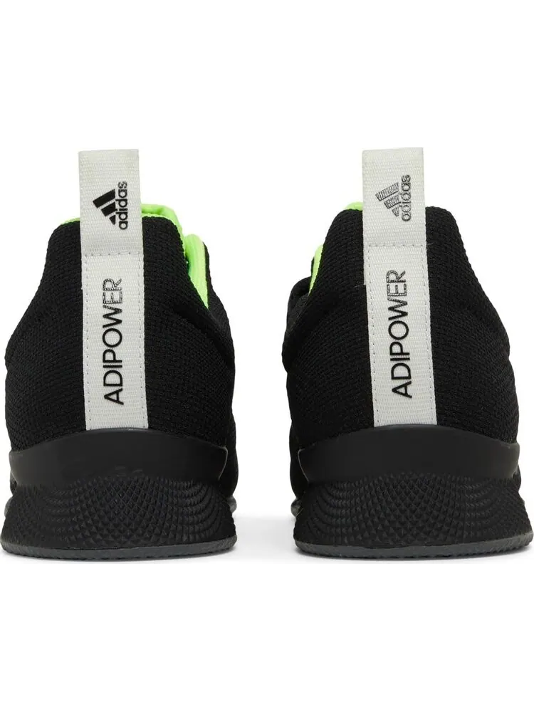 Кроссовки Adidas Adipower Weightlifting 2 'Black Signal Green' — изображение 6 из 8, черный