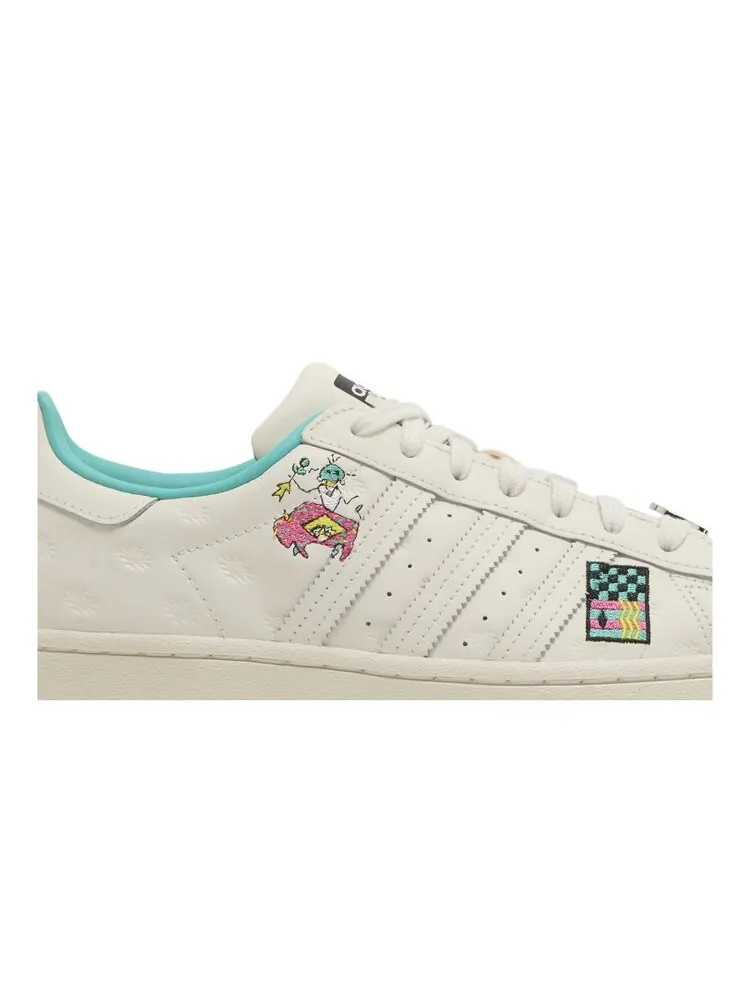Кроссовки Adidas Arizona x Superstar — изображение 2 из 4, белый