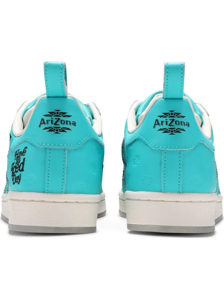 Кроссовки Adidas Arizona x Superstar 'Have an Iced Day - Teal White' — изображение 6 из 8, зеленый