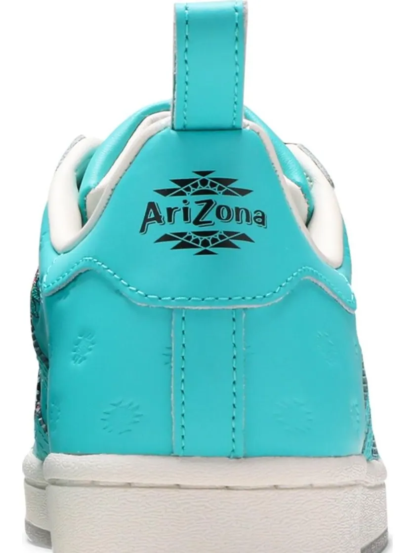 Кроссовки Adidas Arizona x Superstar 'Have an Iced Day - Teal White' — изображение 7 из 8, зеленый