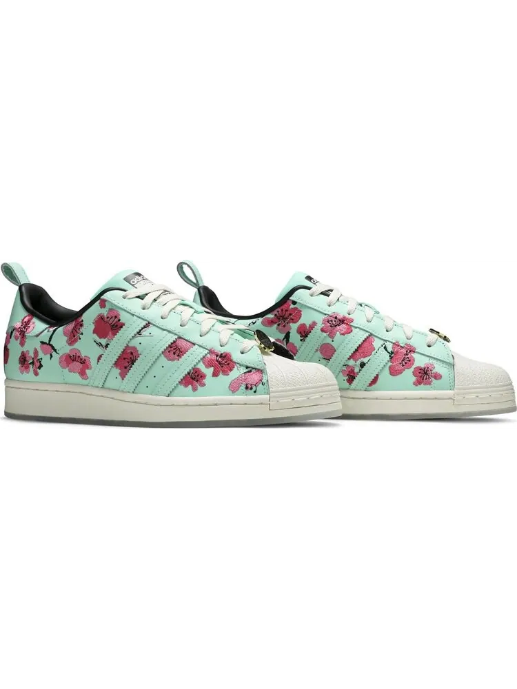 Кроссовки Adidas Arizona x Superstar 'Green Tea With Ginseng And Honey' — изображение 8 из 8, зеленый