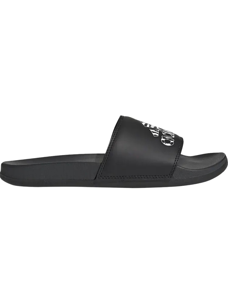 Лимитированные сандали Adidas Wmns Adilette Comfort Slide 'Black Zebra' — изображение 1 из 1, черный