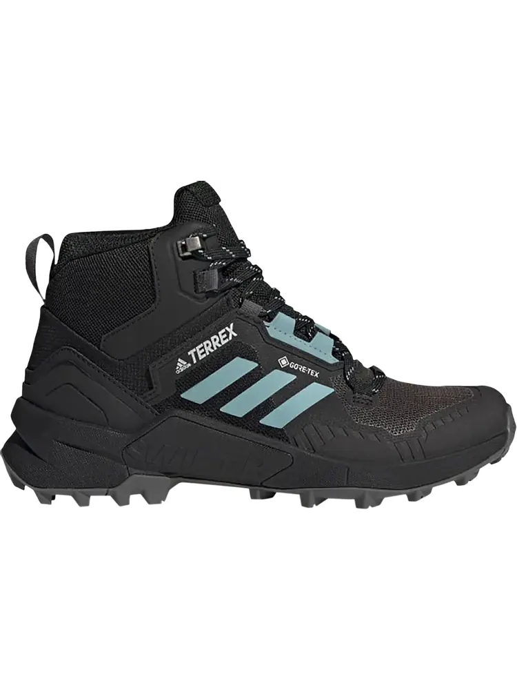 Кроссовки Adidas Wmns Terrex Swift R3 Mid GORE-TEX 'Black Mint Ton' — изображение 1 из 1, черный