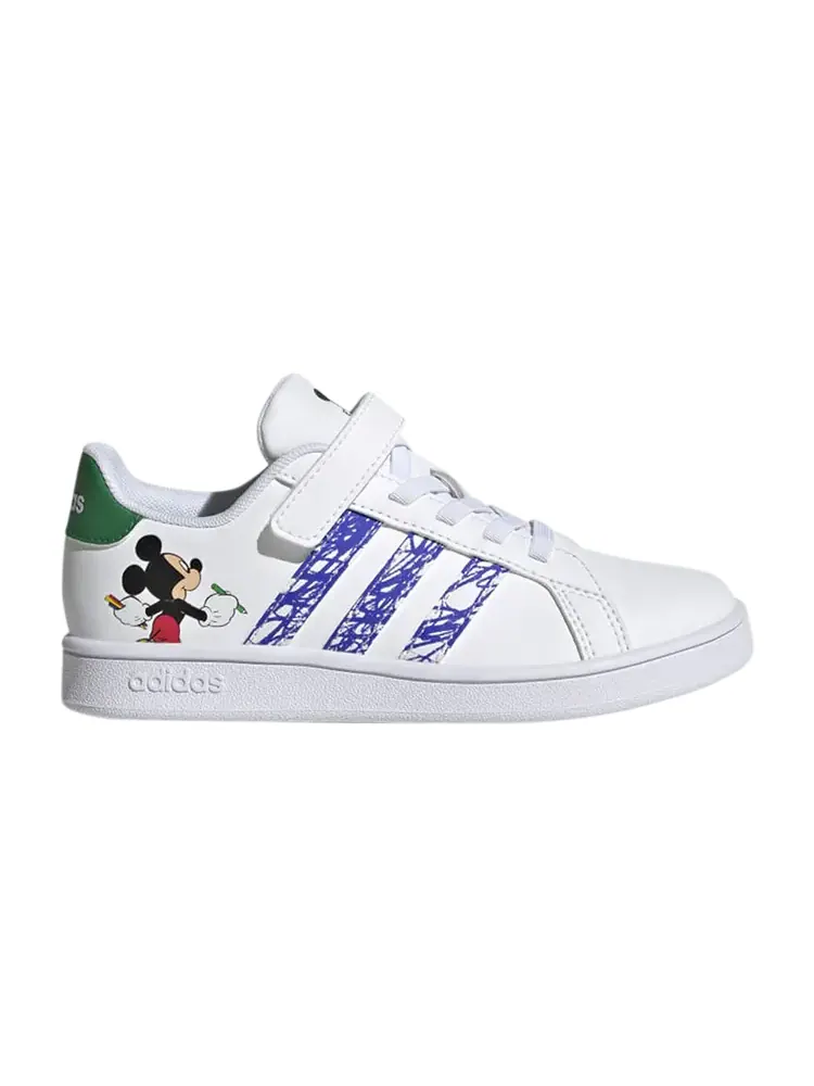 Кроссовки Adidas Disney x Grand Court J — изображение 1 из 1, белый