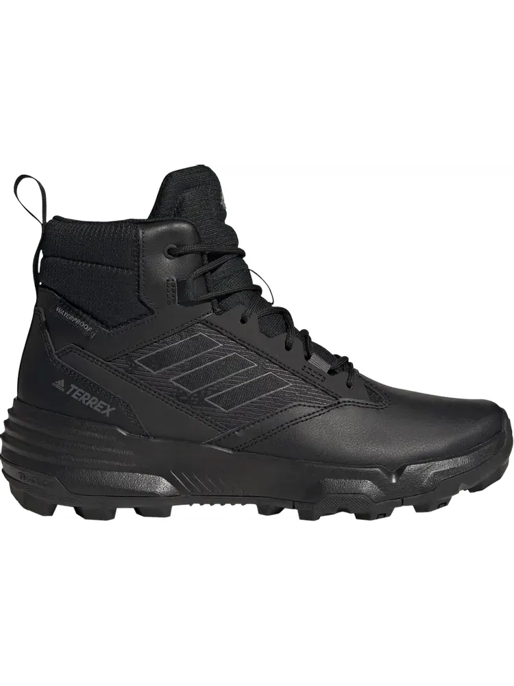 Ботинки Adidas Terrex Unity Leather Mid Rain.RDY 'Black Grey' — изображение 1 из 1, черный
