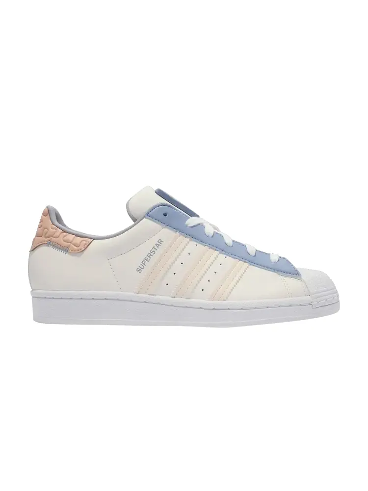 Кроссовки adidas Superstar 'Off White Ecru Tint' — изображение 1 из 1, белый//серебристый
