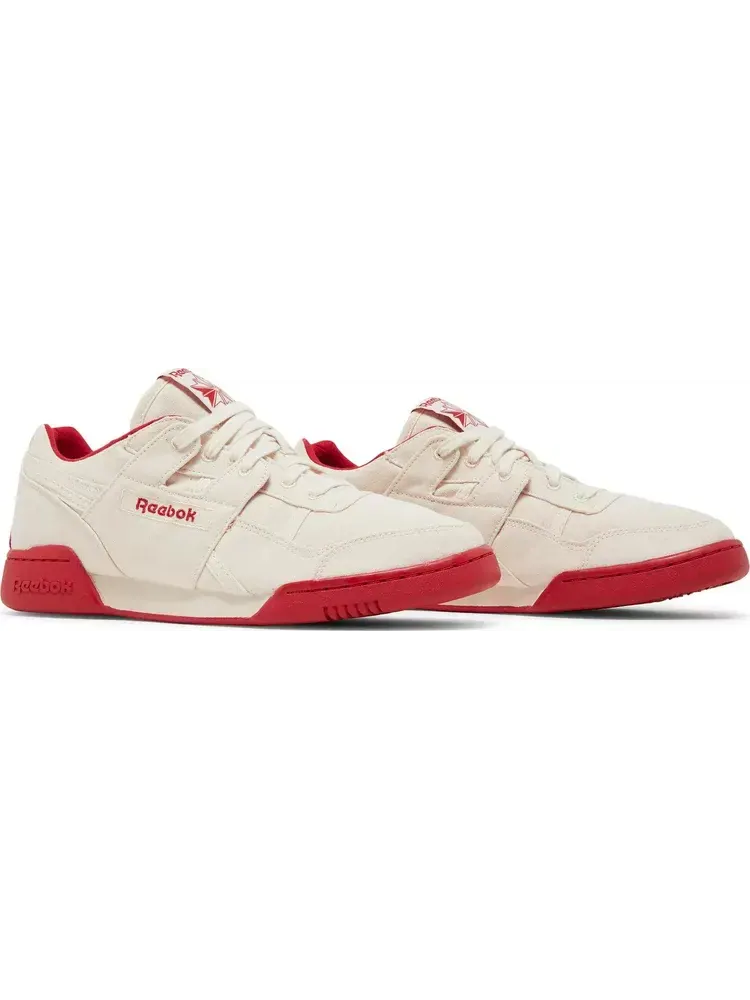 Кроссовки workout plus 'chalk flash red' Reebok, пломбир — изображение 8 из 8, бежевый