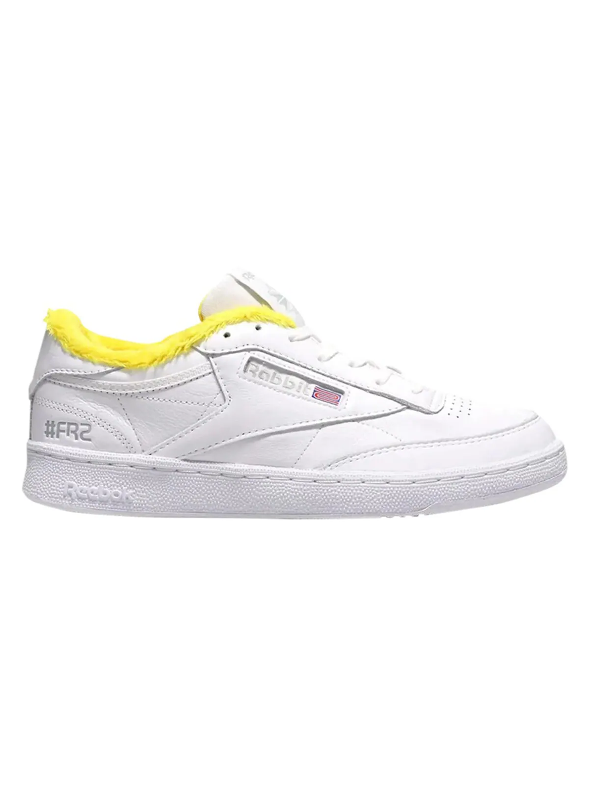 Кроссовки atmos x #fr2 x club c 85 'white yellow' Reebok — изображение 1 из 1, белый