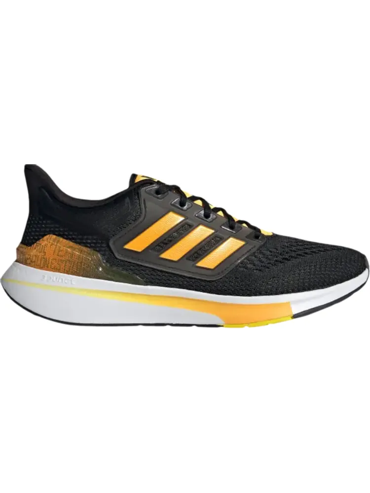 Кроссовки Adidas EQ21 Run 'Black Semi Solar Gold' — изображение 1 из 1, черный