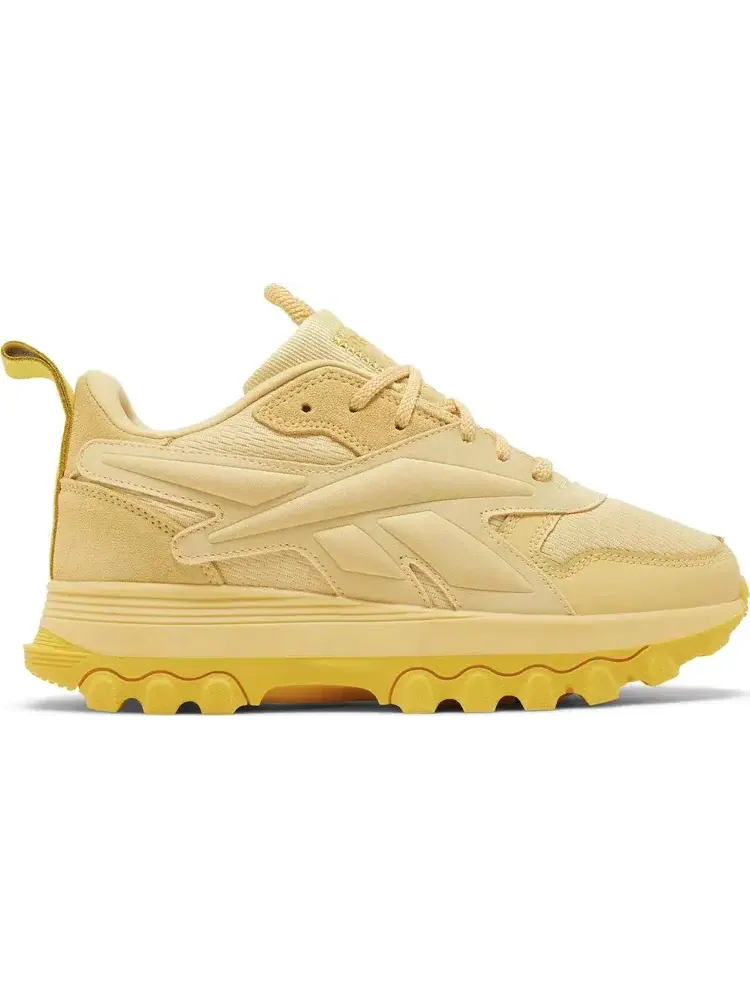 Кроссовки cardi b x classic leather v2 big kid 'weathered yellow' Reebok — изображение 1 из 8, желтый