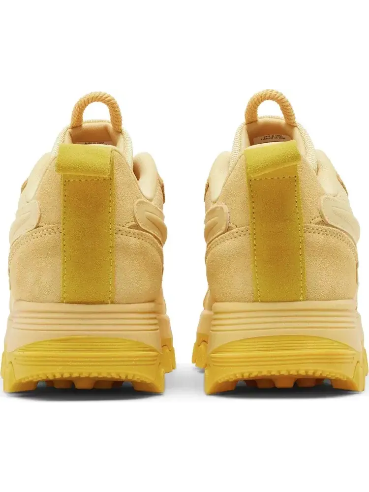 Кроссовки cardi b x classic leather v2 big kid 'weathered yellow' Reebok — изображение 6 из 8, желтый