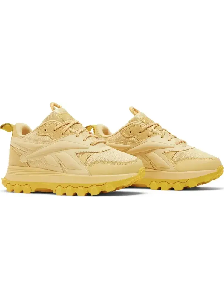 Кроссовки cardi b x classic leather v2 big kid 'weathered yellow' Reebok — изображение 8 из 8, желтый