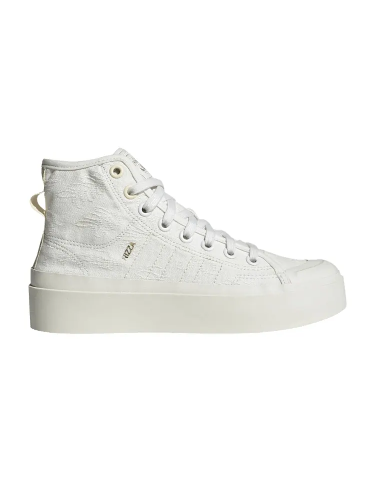 Кроссовки adidas Wmns Nizza Bonega Mid 'Embroidered Floral' — изображение 1 из 1, белый/белый/белый