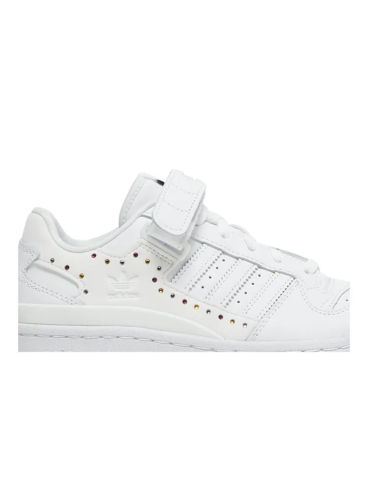 Кроссовки Adidas Swarovski x Wmns Forum Low — изображение 2 из 4, белый