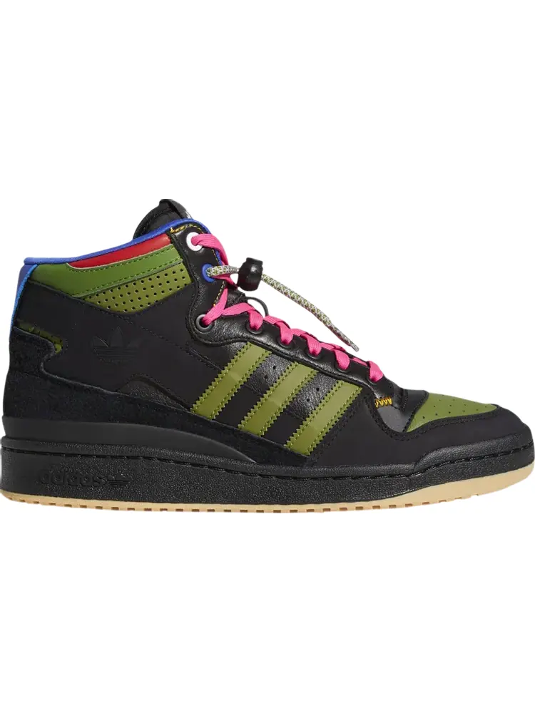 Кроссовки Adidas Hebru Brantley x Forum Mid RT 'Frogboy' — изображение 1 из 1, черный