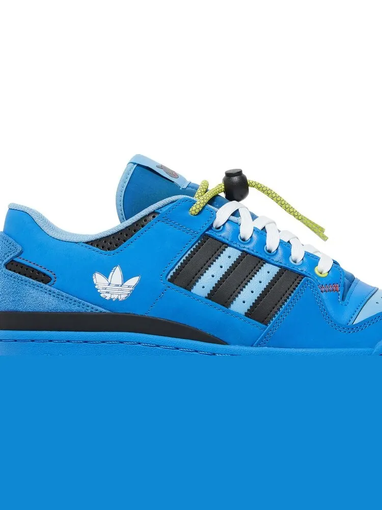 Кроссовки Adidas Hebru Brantley x Forum Low 'Rocket' — изображение 2 из 8, синий