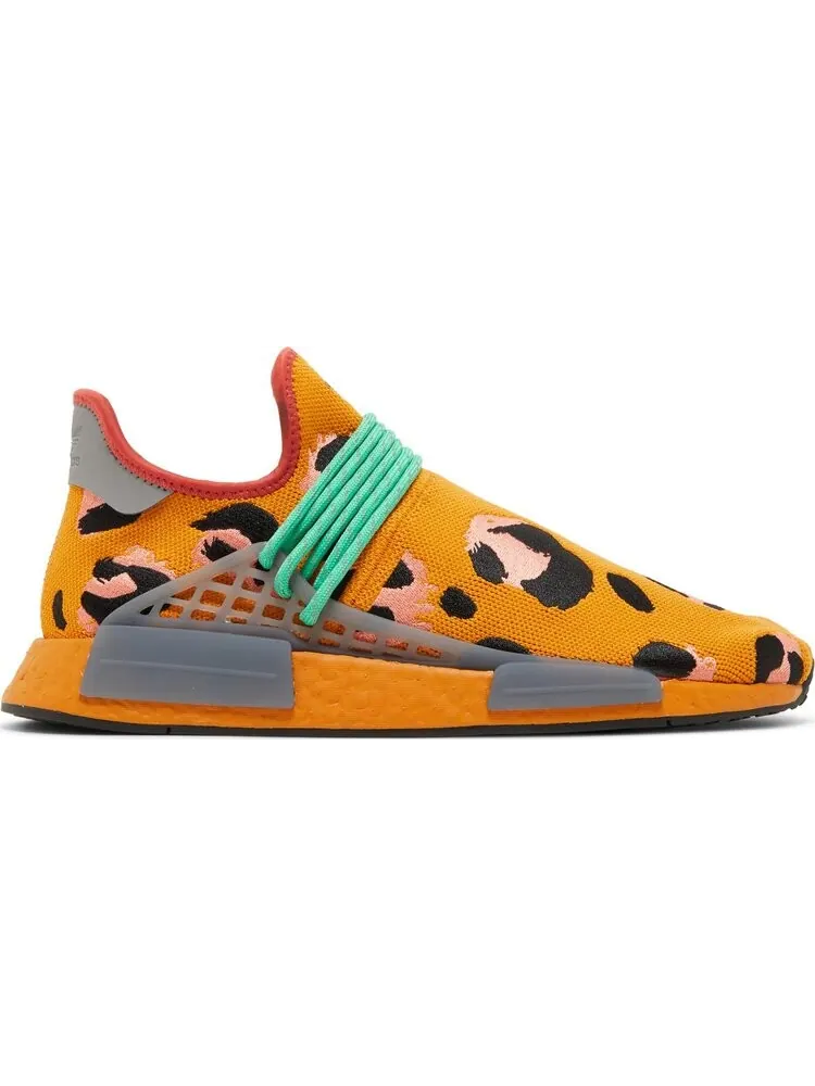 Кроссовки Adidas Pharrell x NMD Human Race 'Animal Print' — изображение 1 из 8, оранжевый