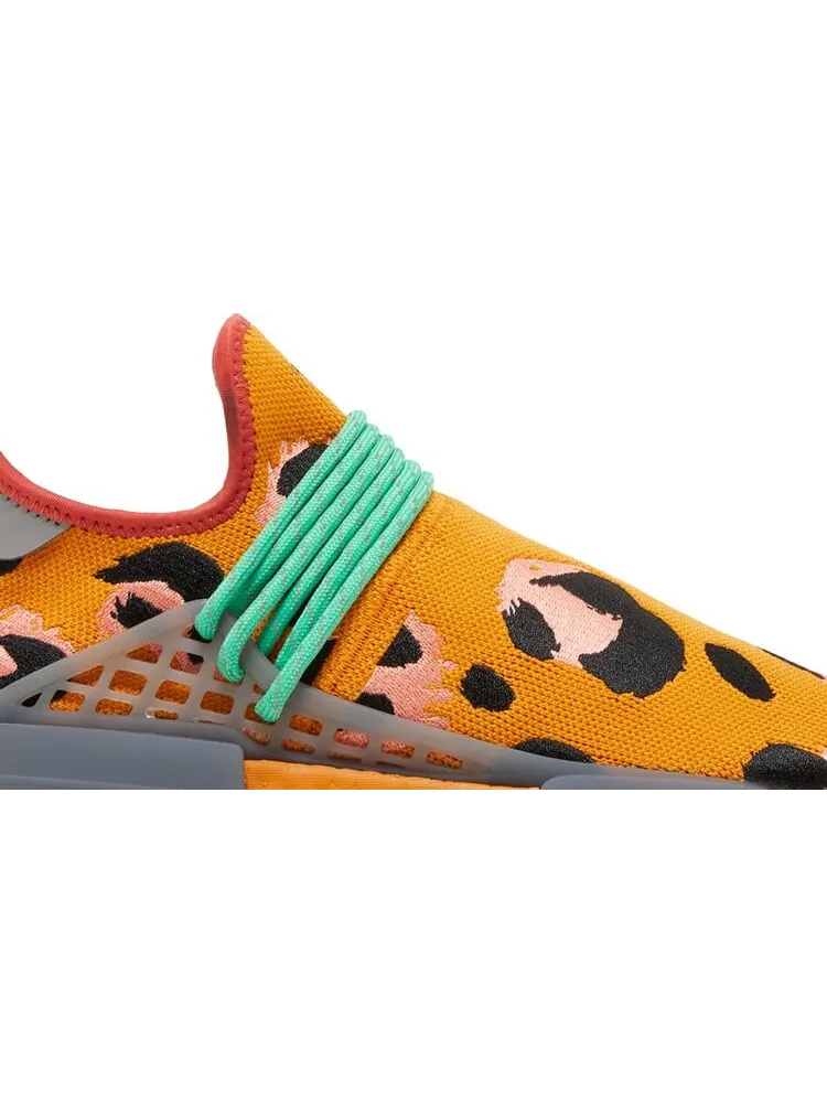 Кроссовки Adidas Pharrell x NMD Human Race 'Animal Print' — изображение 2 из 8, оранжевый