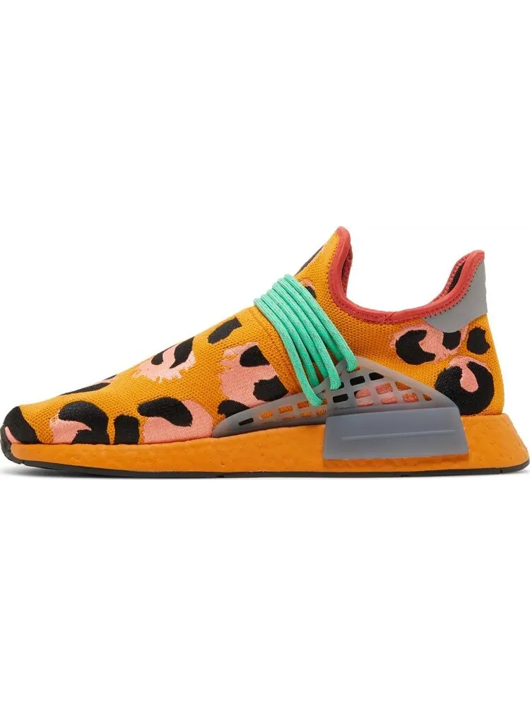 Кроссовки Adidas Pharrell x NMD Human Race 'Animal Print' — изображение 3 из 8, оранжевый