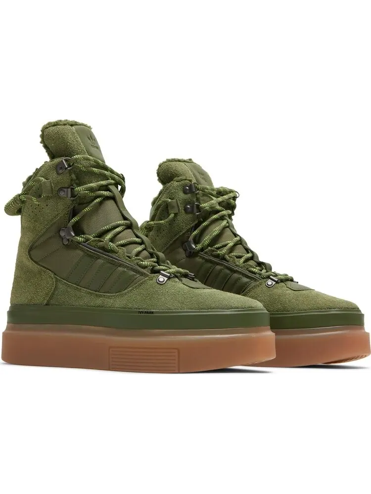 Ботинки Adidas Ivy Park x Wmns Super Sleek Boot 'Halls Of Ivy' — изображение 8 из 8, зеленый