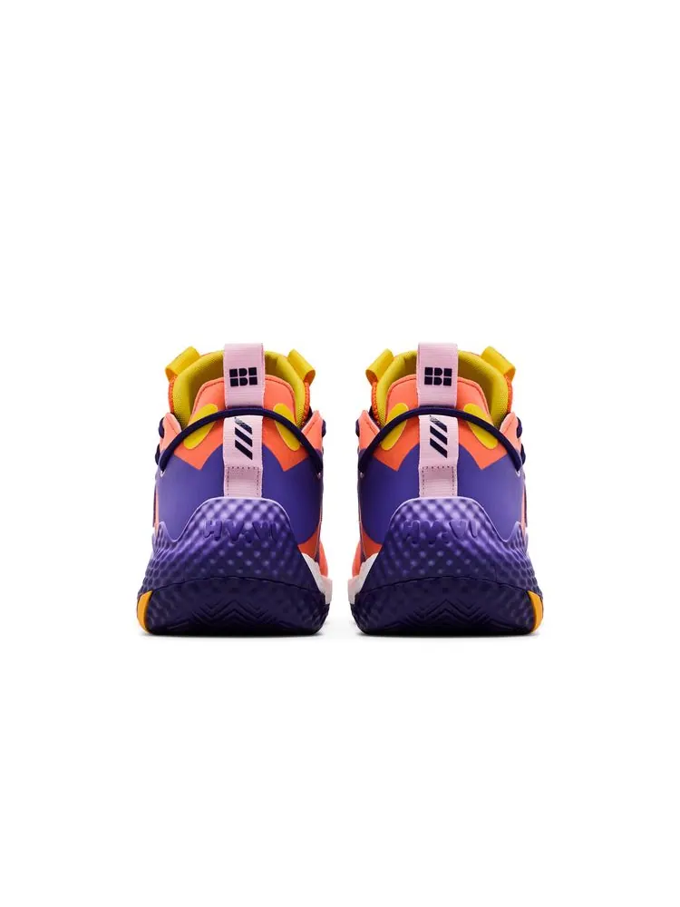Кроссовки Harden Vol. 6 'Orange Purple' — изображение 6 из 8, оранжевый фиолетовый