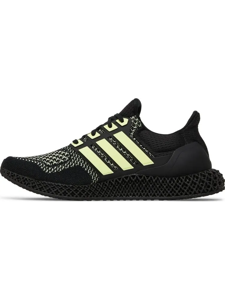 Кроссовки Adidas Ultra 4D 'Black Almost Lime' — изображение 3 из 8, черный