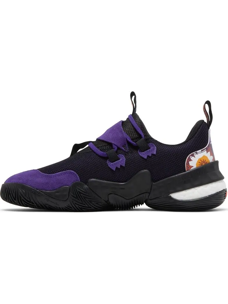 Кроссовки Adidas Trae Young 1 'Black Team College Purple' — изображение 3 из 8, черный