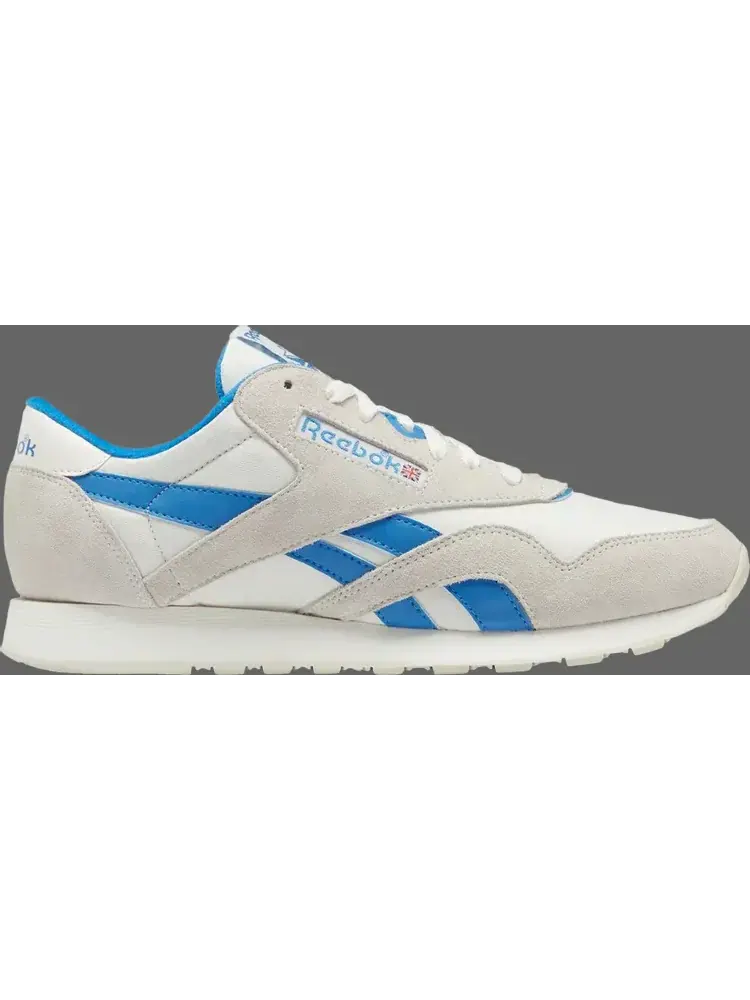 Кроссовки classic nylon 1991 vintage 'chalk modern blue' Reebok, пломбир — изображение 1 из 1, бежевый