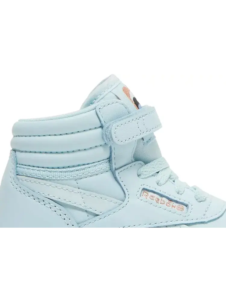 Кроссовки cardi b x freestyle high toddler 'glass blue' Reebok — изображение 2 из 8, синий