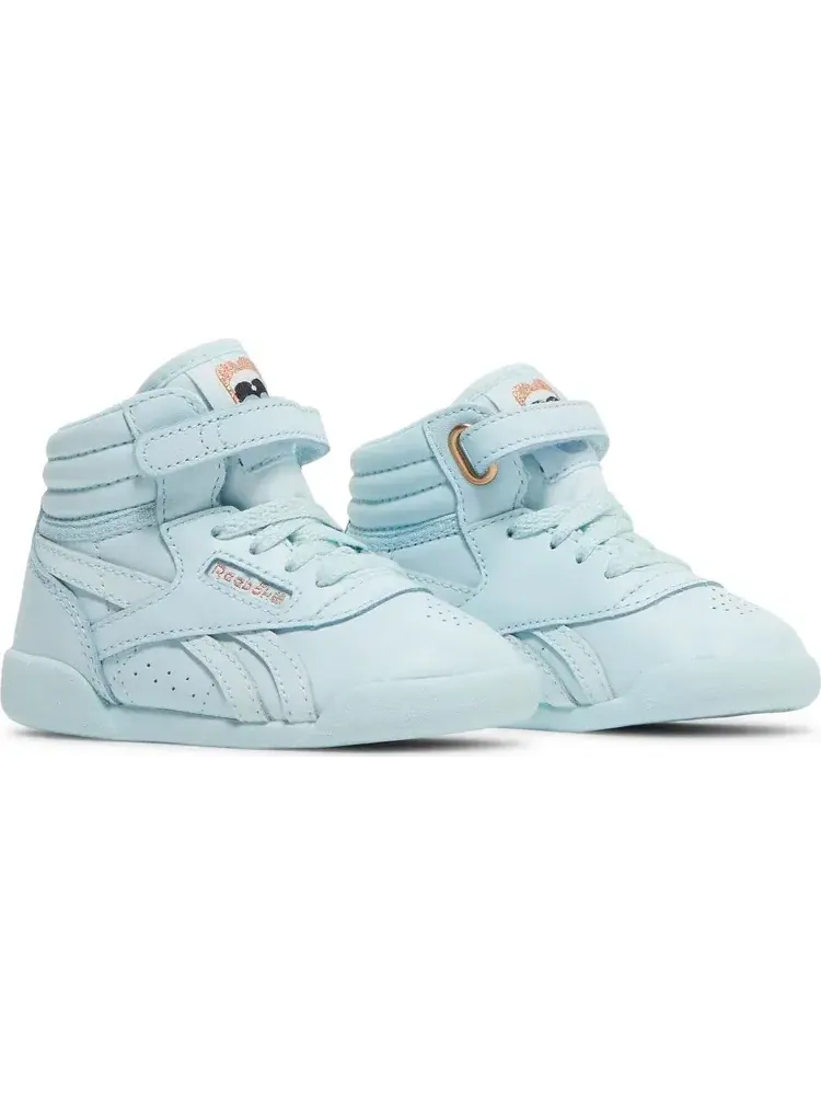 Кроссовки cardi b x freestyle high toddler 'glass blue' Reebok — изображение 8 из 8, синий