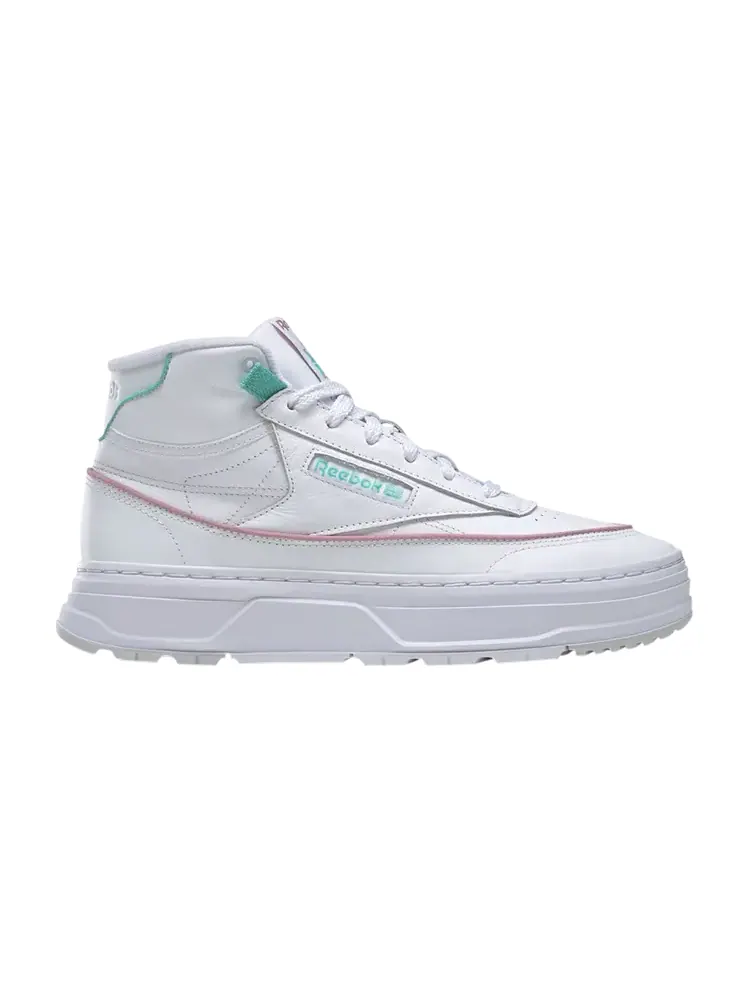 Кроссовки Reebok Wmns Club C Geo Mid — изображение 1 из 1, белый