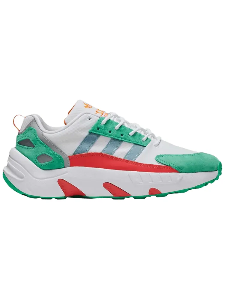 Кроссовки adidas ZX 22 Boost 'White Hi-Res Green' — изображение 1 из 1, белый