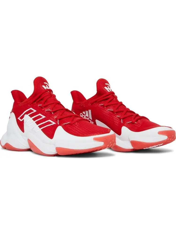 Кроссовки Adidas Mahomes 1 Impact FLX 'Team Collegiate Red' — изображение 8 из 8, красный