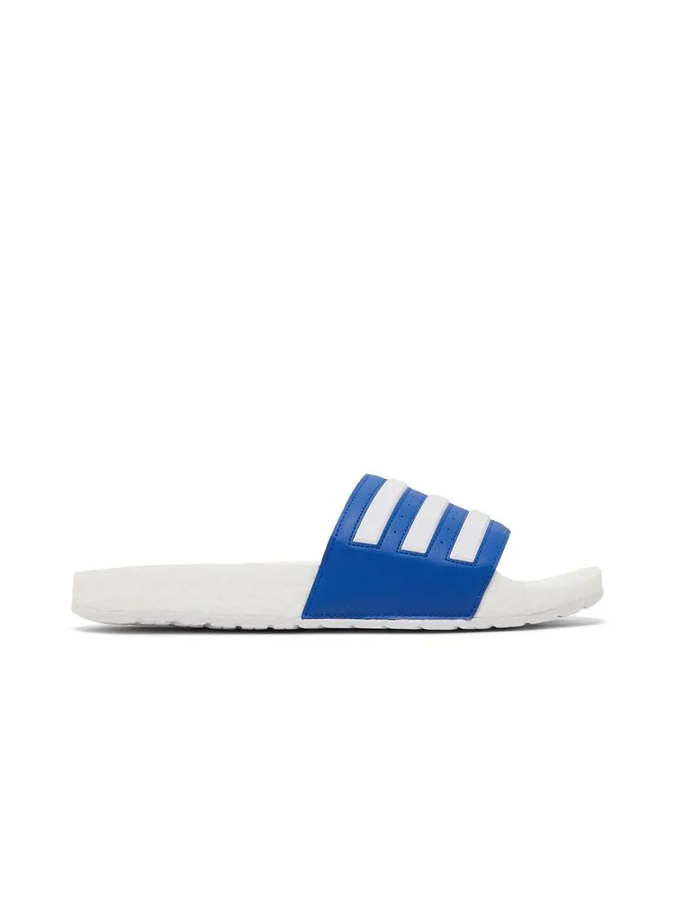 Шлепанцы Adilette Boost Slide 'White Royal Blue' — изображение 1 из 8, белый синий