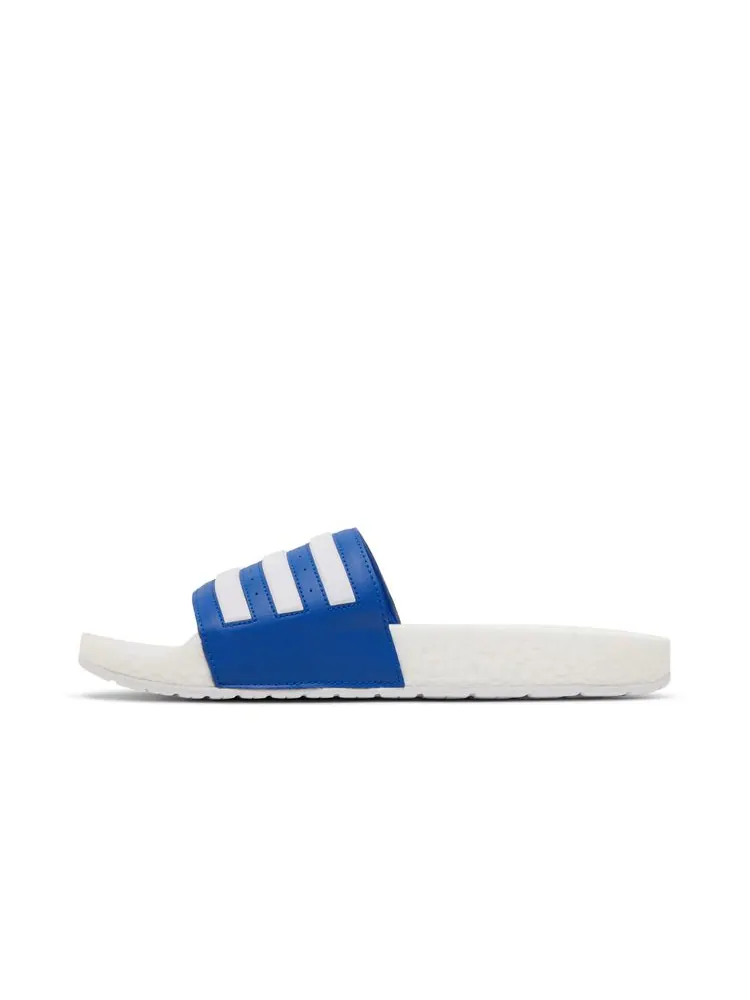 Шлепанцы Adilette Boost Slide 'White Royal Blue' — изображение 3 из 8, белый синий