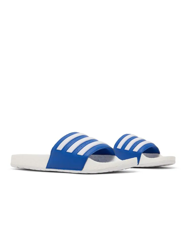 Шлепанцы Adilette Boost Slide 'White Royal Blue' — изображение 8 из 8, белый синий