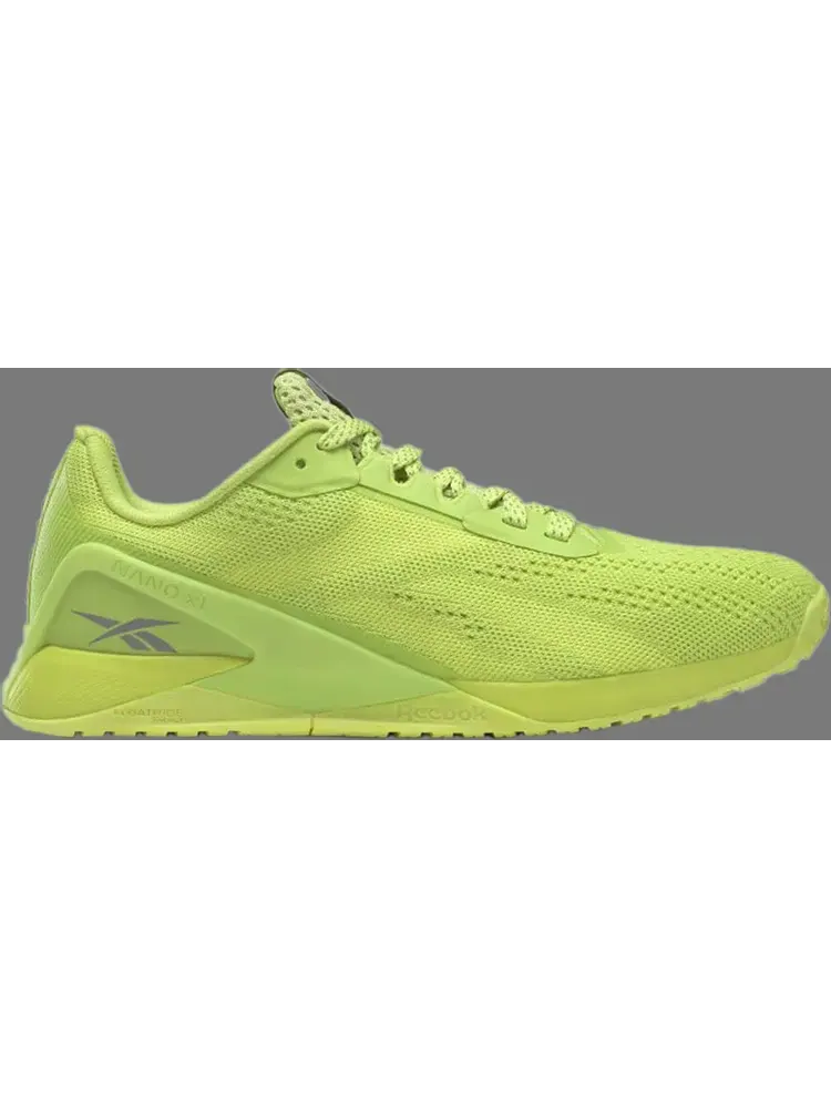 Кроссовки wmns nano x1 'acid yellow' Reebok — изображение 1 из 1, желтый