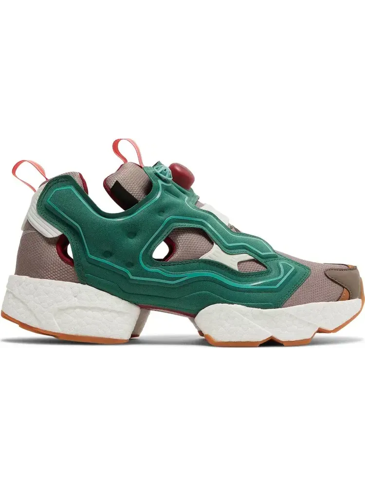 Кроссовки billionaire boys club x instapump fury boost 'earth' Reebok — изображение 1 из 8, зеленый