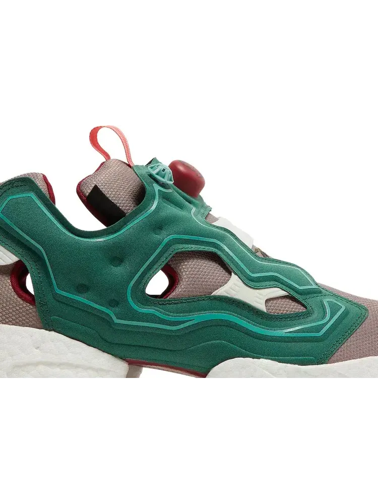 Кроссовки billionaire boys club x instapump fury boost 'earth' Reebok — изображение 2 из 8, зеленый
