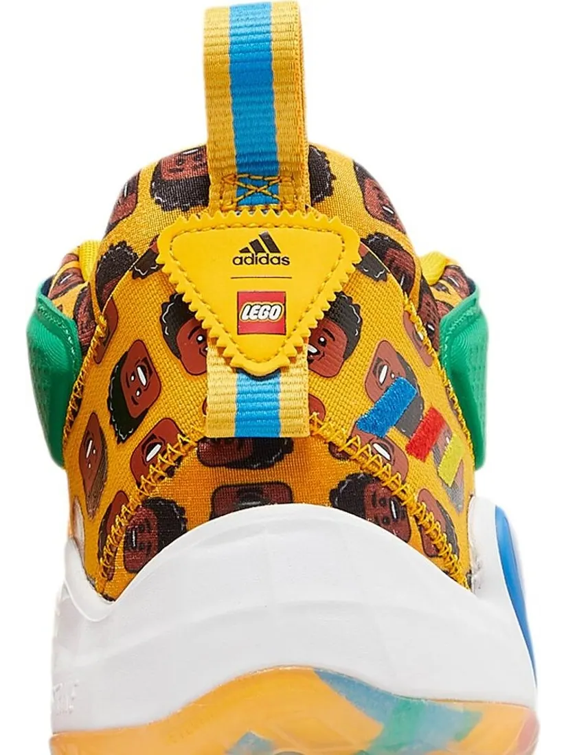 Кроссовки Adidas LEGO x D.O.N. Issue #3 'Minifig' — изображение 7 из 8, желтый